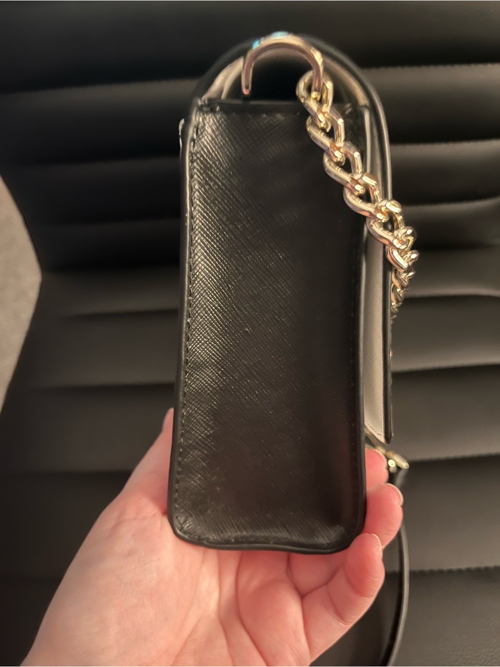 kate spade Carson crossbody bag in tan/black/white - Picture 3 of 7